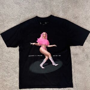 Beyoncé Year Of Renaissance World Tour Merch Reflective T Shirt Pink